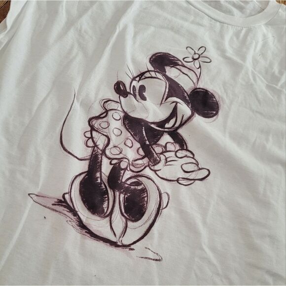 💙3 for $30💙 Minnie Mouse Sketch Women's Tee Large - Picture 4 of 4